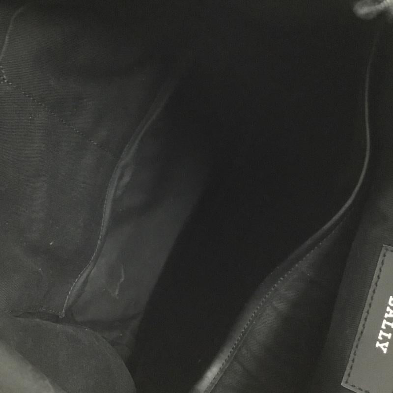 バリー BALLY リュックサック、デイパック リュックサック、デイバッグ ロゴ、文字 黒 / ブラック / black メンズ USED 古着 中古 10154045