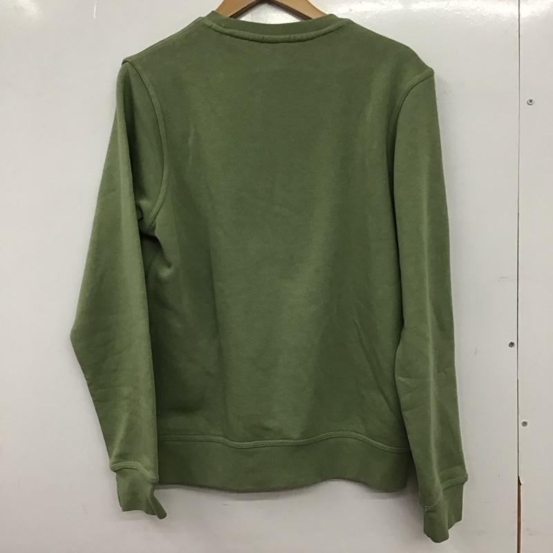 ナイキ NIKE トレーナー 長袖 長袖トレーナー スウェット クルーネック プルオーバー S ロゴ、文字 カーキ / カーキ / khaki メンズ USED 古着 中古 10154049