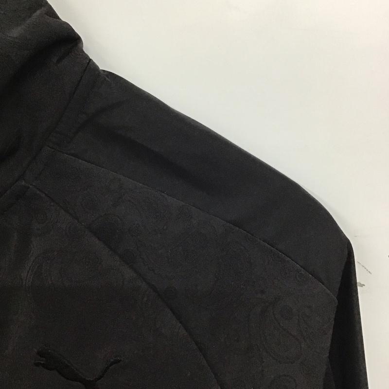 プーマ PUMA ジャケット、上着 ジャンパー、ブルゾン ジップアップジャケット ジャージ アウター XS ロゴ、文字 黒 / ブラック / black メンズ USED 古着 中古 10154050