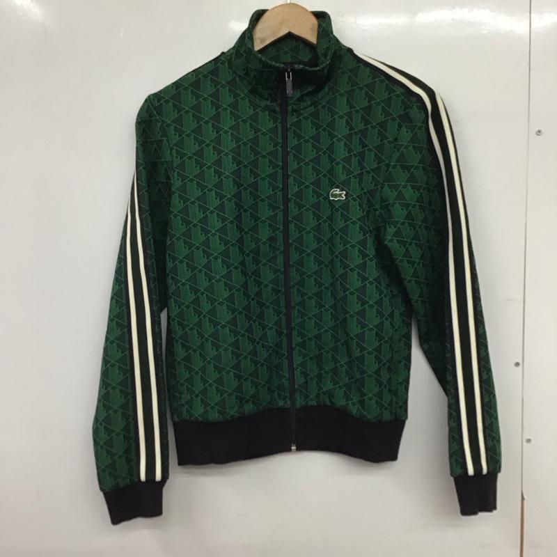 ラコステ LACOSTE ジャケット、上着 ジャンパー、ブルゾン ジップアップジャケット ジャージ アウター 2 ロゴ、文字 緑 / グリーン / green メンズ USED 古着 中古 10154051