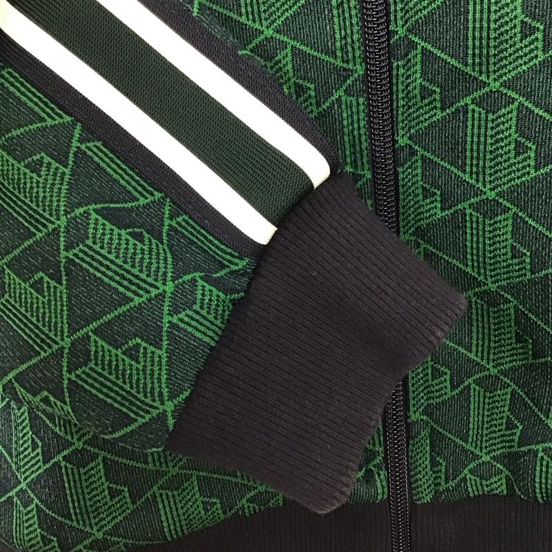 ラコステ LACOSTE ジャケット、上着 ジャンパー、ブルゾン ジップアップジャケット ジャージ アウター 2 ロゴ、文字 緑 / グリーン / green メンズ USED 古着 中古 10154051