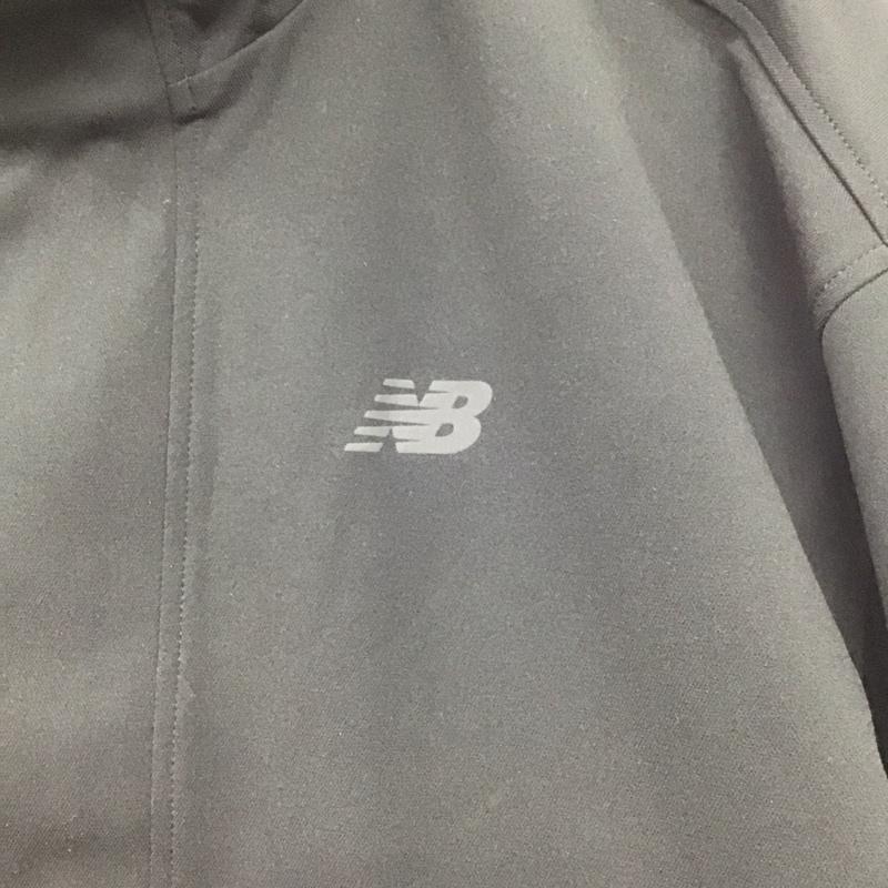ニューバランス New Balance ジャケット、上着 ジャンパー、ブルゾン ジップアップジャケット スタンドカラー アウター M ロゴ、文字 黒 / ブラック / black メンズ USED 古着 中古 10154054