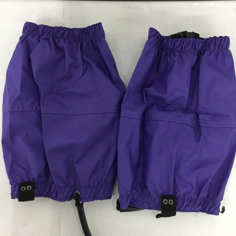 カナディアンイースト Canadian East ファッション小物 ファッション小物 スパッツ 登山用ロングスパッツ アウトドア ロゴ、文字 紫 / パープル / purple メンズ USED 古着 中古 10154080