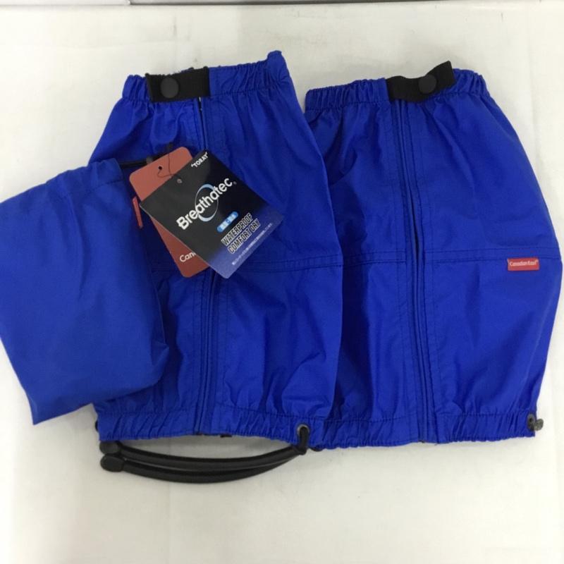 カナディアンイースト Canadian East ファッション小物 ファッション小物 スパッツ 登山用ロングスパッツ アウトドア ロゴ、文字 青 / ブルー / blue メンズ USED 古着 中古 10154086