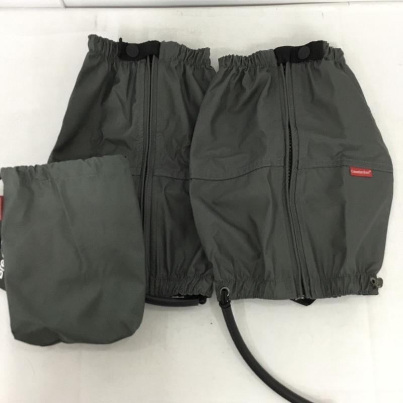 カナディアンイースト Canadian East ファッション小物 ファッション小物 スパッツ 登山用ロングスパッツ アウトドア ロゴ、文字 灰 / グレー / gray メンズ USED 古着 中古 10154091