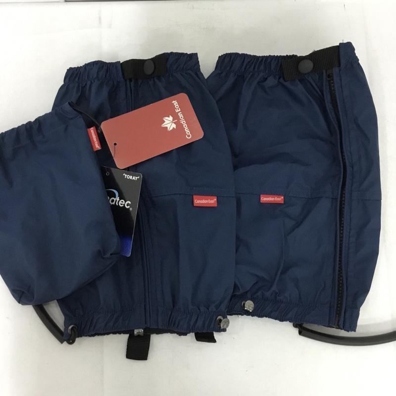 カナディアンイースト Canadian East ファッション小物 ファッション小物 スパッツ 登山用ロングスパッツ アウトドア ロゴ、文字 紺 / ネイビー / navy メンズ USED 古着 中古 10154094