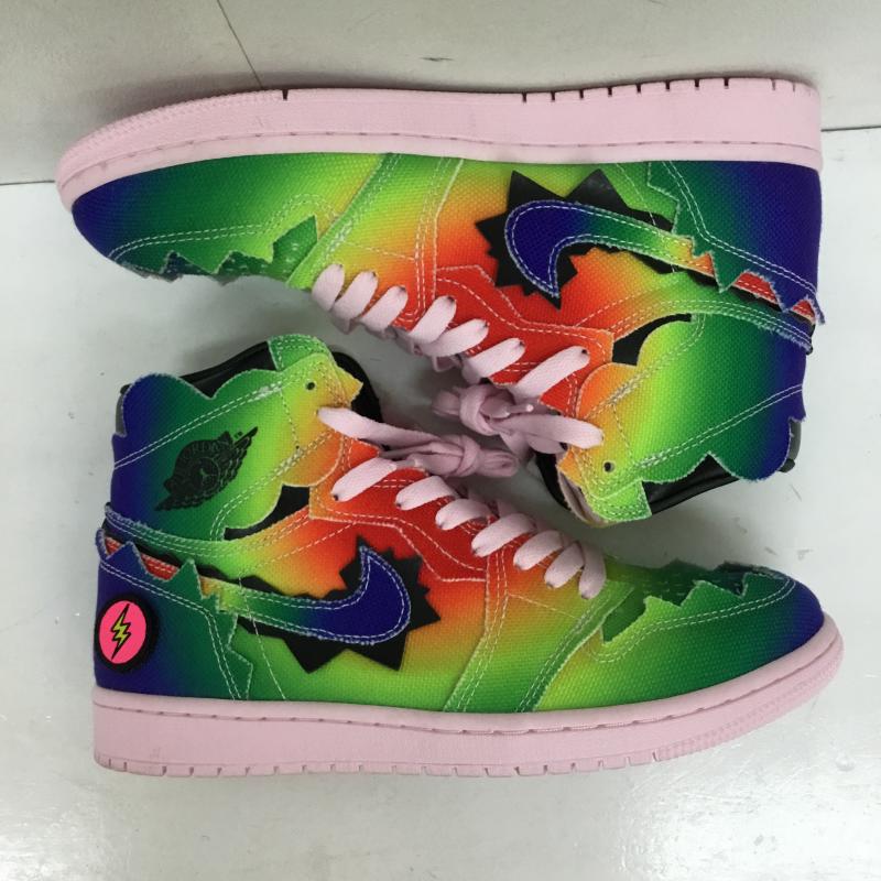 ナイキ NIKE スニーカー スニーカー DC3481-900 J Balvin × Nike Air Jordan 1 High OG Rainbow 26.0cm ロゴ、文字 マルチカラー / マルチカラー / multicolor メンズ USED 古着 中古 10154096