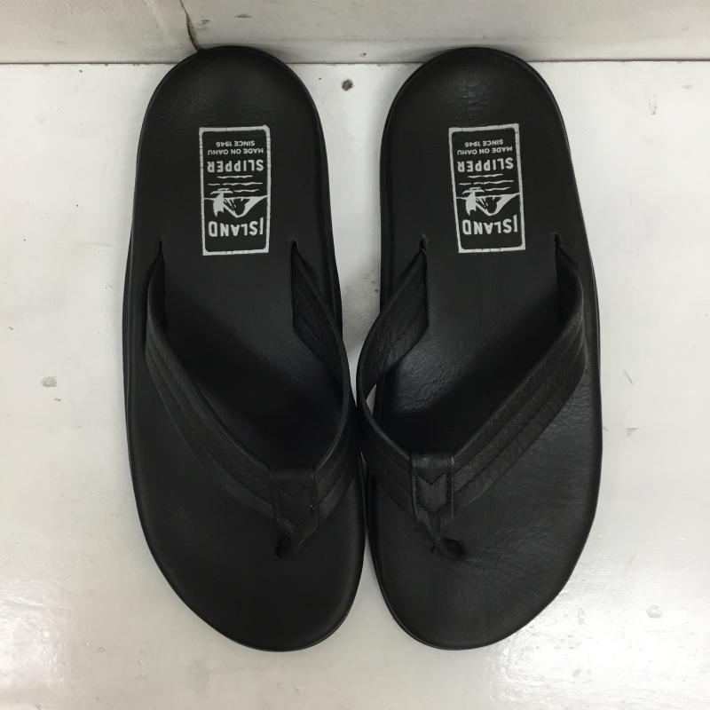 アイランドスリッパ ISLAND SLIPPER サンダル サンダル US：9 無地 黒 / ブラック / black メンズ USED 古着 中古 10154099