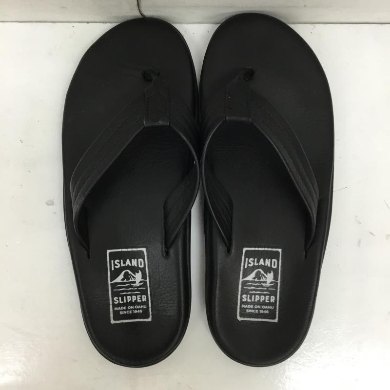 アイランドスリッパ ISLAND SLIPPER サンダル サンダル US：9 無地 黒 / ブラック / black メンズ USED 古着 中古 10154099