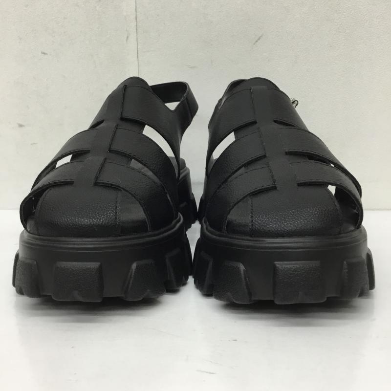 ロデオクラウンズ Rodeo Crowns サンダル サンダル 421HSR55-0661 L 無地 黒 / ブラック / black レディース USED 古着 中古 10154100