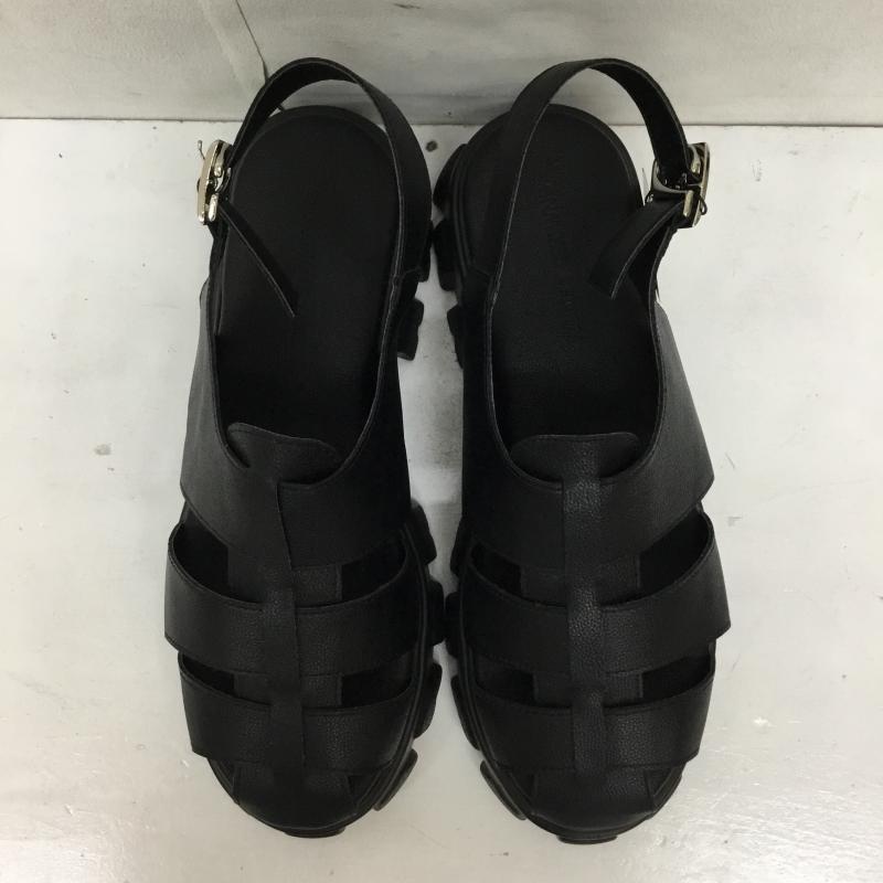 ロデオクラウンズ Rodeo Crowns サンダル サンダル 421HSR55-0661 L 無地 黒 / ブラック / black レディース USED 古着 中古 10154100