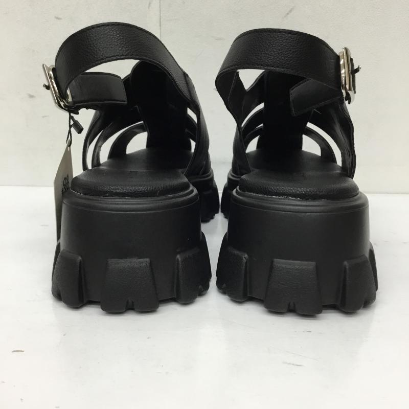 ロデオクラウンズ Rodeo Crowns サンダル サンダル 421HSR55-0661 L 無地 黒 / ブラック / black レディース USED 古着 中古 10154100
