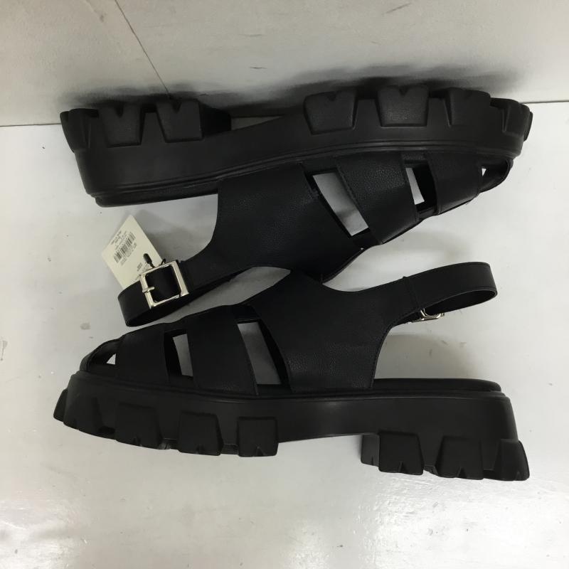 ロデオクラウンズ Rodeo Crowns サンダル サンダル 421HSR55-0661 L 無地 黒 / ブラック / black レディース USED 古着 中古 10154100