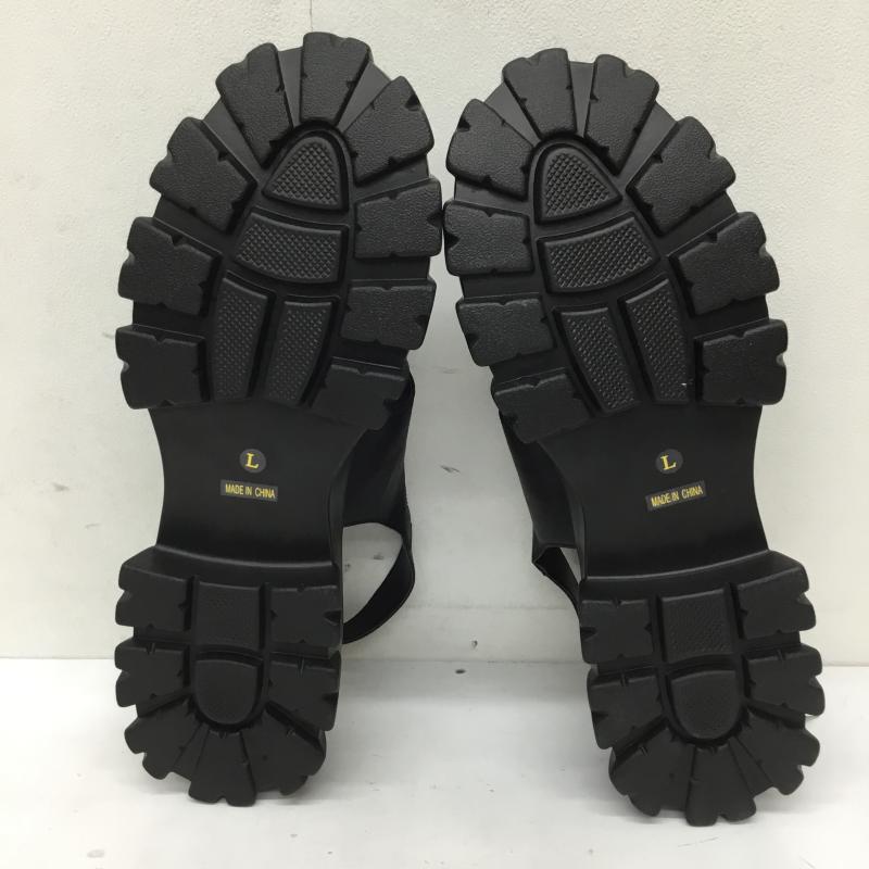 ロデオクラウンズ Rodeo Crowns サンダル サンダル 421HSR55-0661 L 無地 黒 / ブラック / black レディース USED 古着 中古 10154100