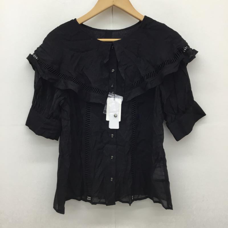 ムルーア MURUA シャツ、ブラウス 半袖 FREE 無地 黒 / ブラック / black レディース USED 古着 中古 10154101