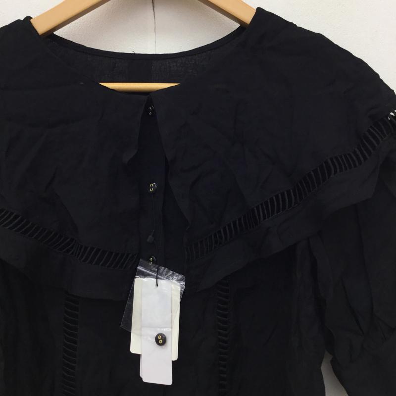 ムルーア MURUA シャツ、ブラウス 半袖 FREE 無地 黒 / ブラック / black レディース USED 古着 中古 10154101