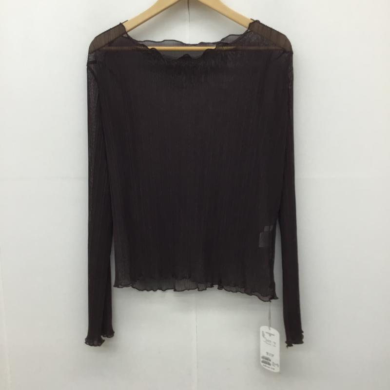 フーズフーチコ who s who Chico カットソー 長袖 CHZ1002504A0009 FREE 無地 茶 / ブラウン / brown レディース USED 古着 中古 10154104