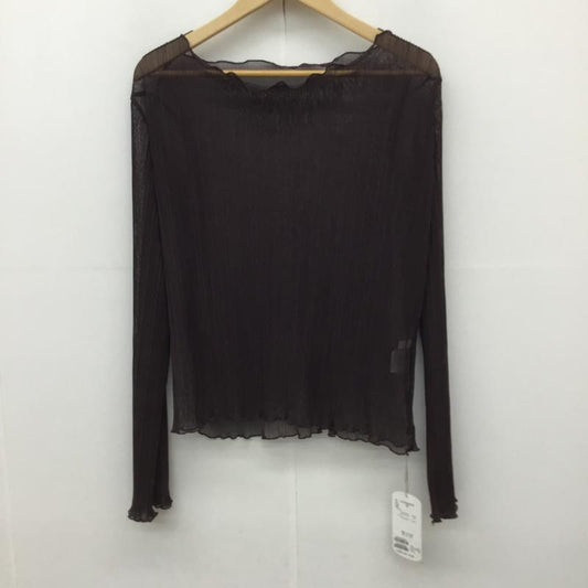 フーズフーチコ who s who Chico カットソー 長袖 CHZ1002504A0009 FREE 無地 茶 / ブラウン / brown レディース USED 古着 中古 10154104