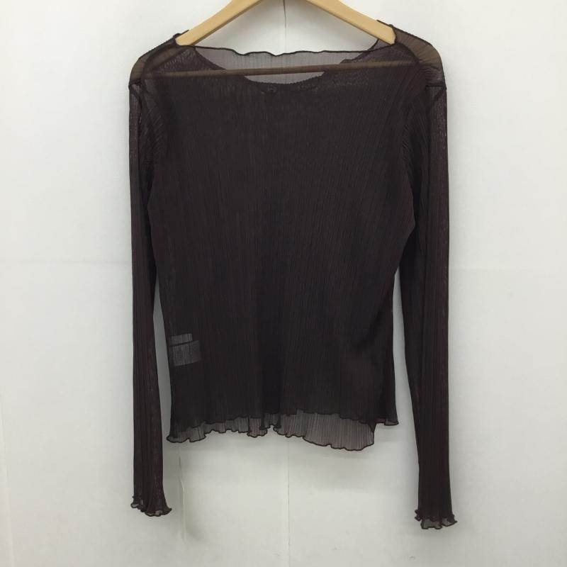 フーズフーチコ who s who Chico カットソー 長袖 CHZ1002504A0009 FREE 無地 茶 / ブラウン / brown レディース USED 古着 中古 10154104