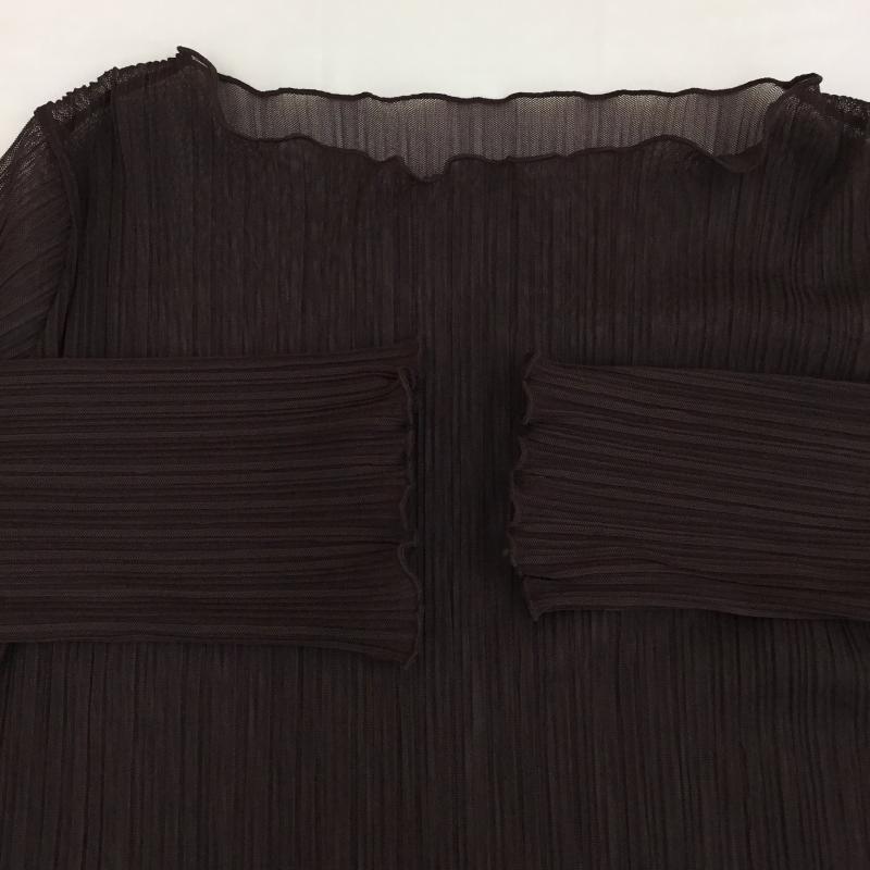 フーズフーチコ who s who Chico カットソー 長袖 CHZ1002504A0009 FREE 無地 茶 / ブラウン / brown レディース USED 古着 中古 10154104