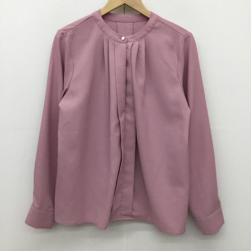 ビス ViS カットソー 長袖 L 無地 桃 / ピンク / pink レディース USED 古着 中古 10154105
