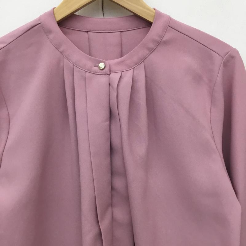 ビス ViS カットソー 長袖 L 無地 桃 / ピンク / pink レディース USED 古着 中古 10154105