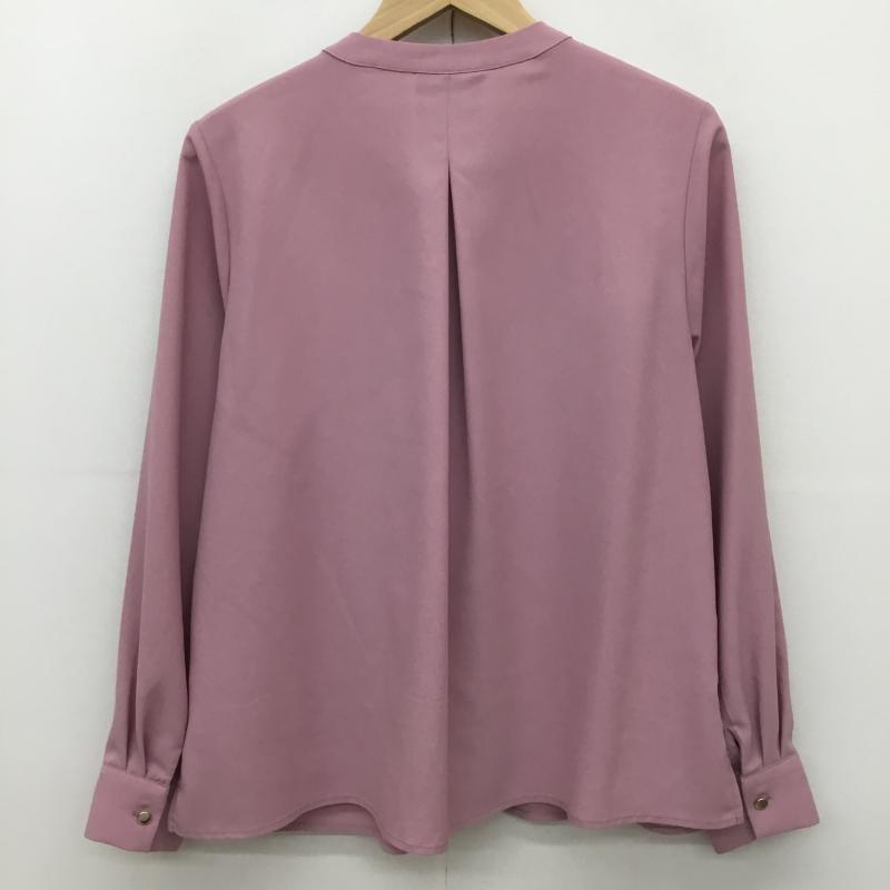 ビス ViS カットソー 長袖 L 無地 桃 / ピンク / pink レディース USED 古着 中古 10154105