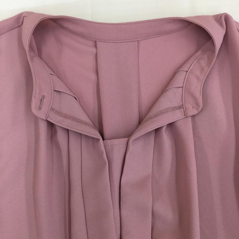 ビス ViS カットソー 長袖 L 無地 桃 / ピンク / pink レディース USED 古着 中古 10154105