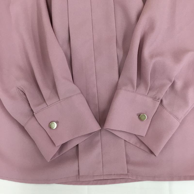 ビス ViS カットソー 長袖 L 無地 桃 / ピンク / pink レディース USED 古着 中古 10154105
