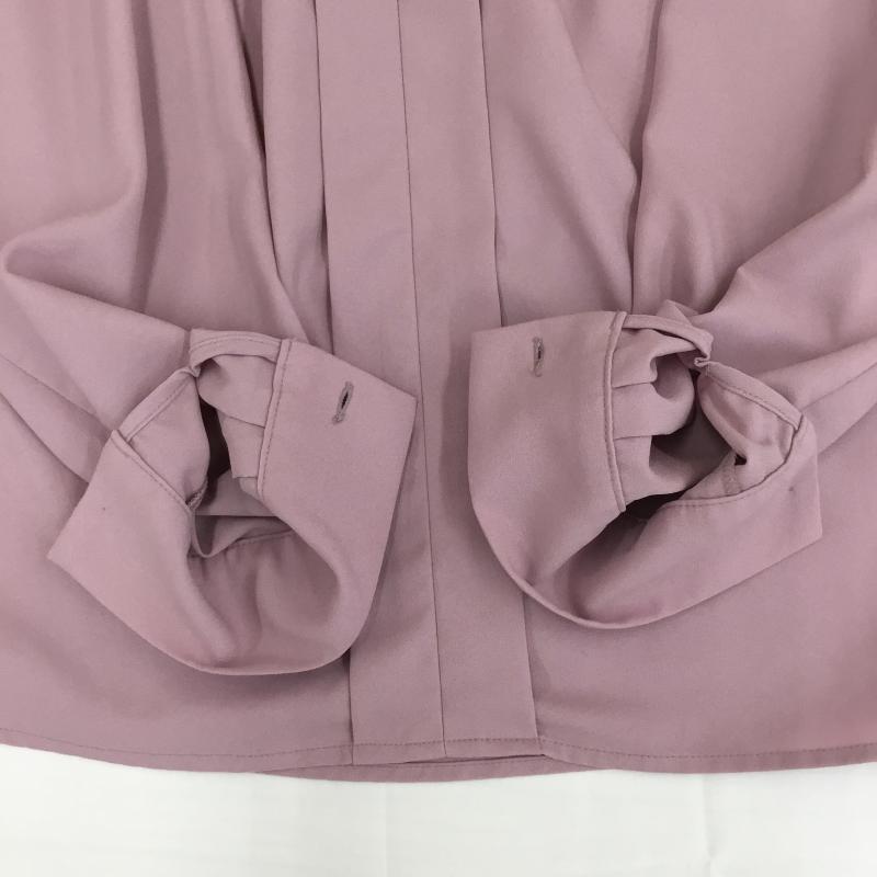 ビス ViS カットソー 長袖 L 無地 桃 / ピンク / pink レディース USED 古着 中古 10154105