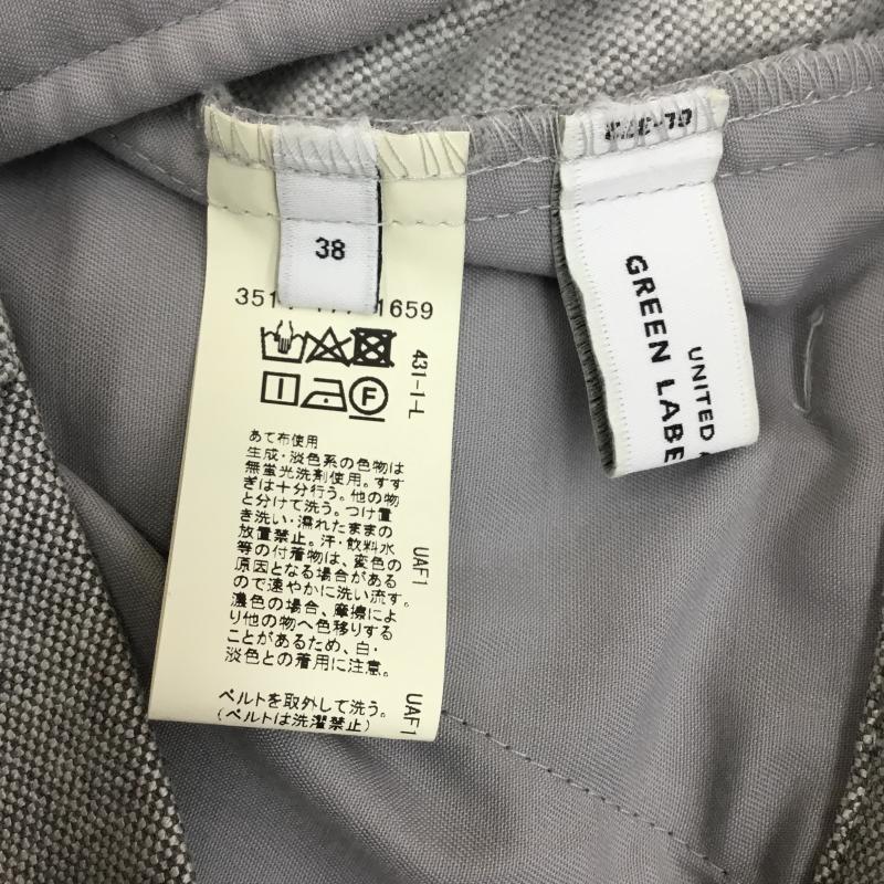 グリーンレーベルリラクシング green label relaxing パンツ スラックス 38 無地 灰 / グレー / gray レディース USED 古着 中古 10154109