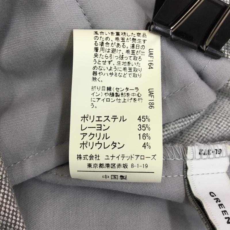 グリーンレーベルリラクシング green label relaxing パンツ スラックス 38 無地 灰 / グレー / gray レディース USED 古着 中古 10154109