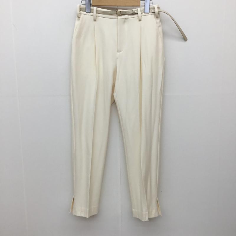 グリーンレーベルリラクシング green label relaxing パンツ スラックス 38 無地 アイボリー / アイボリー / レディース USED 古着 中古 10154110