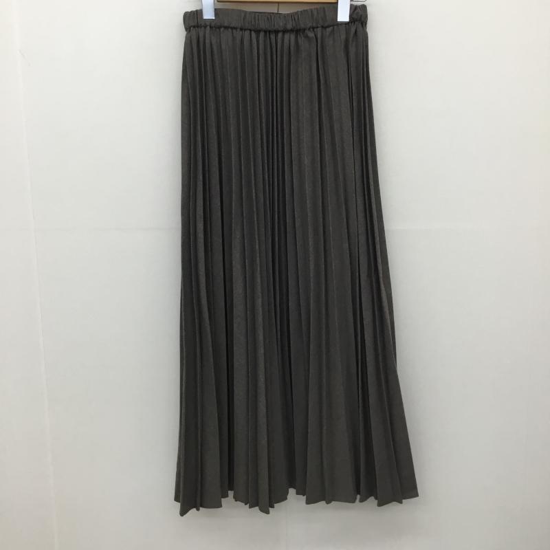 グローバルワーク GLOBAL WORK スカート ロングスカート FREE 無地 ダークブラウン / ダークブラウン / レディース USED 古着 中古 10154111