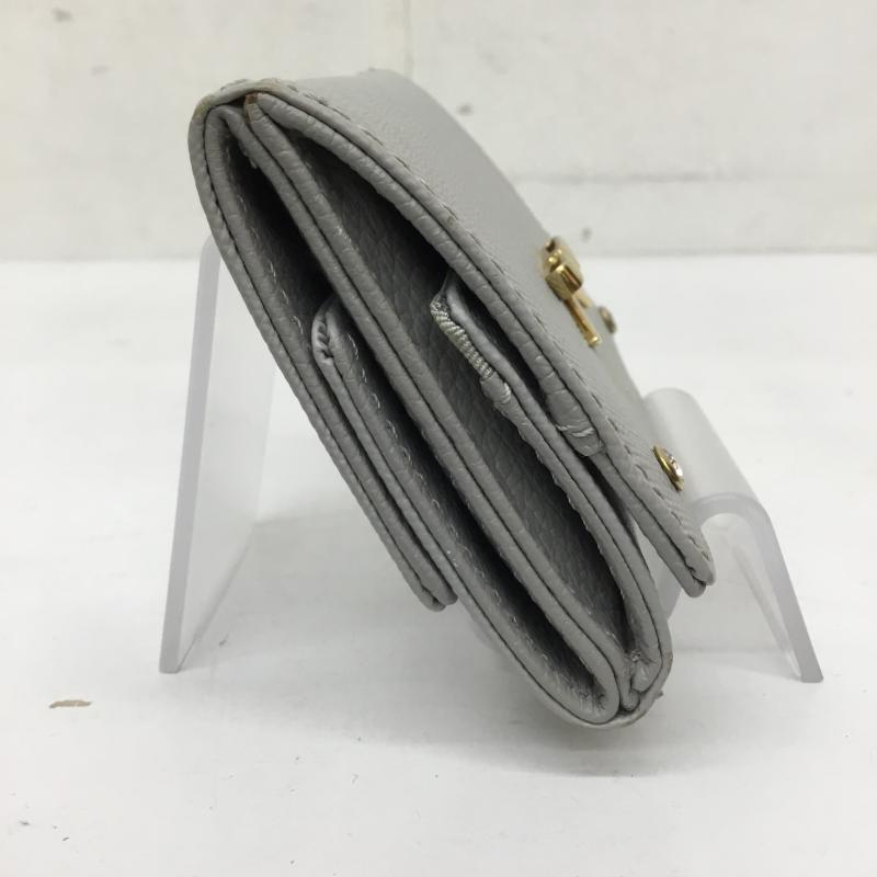 サマンサタバサ プチチョイス Samantha Thavasa Petit Choice 財布 コンパクト財布 ロゴ、文字 灰 / グレー / gray レディース USED 古着 中古 10154113