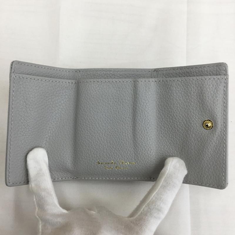 サマンサタバサ プチチョイス Samantha Thavasa Petit Choice 財布 コンパクト財布 ロゴ、文字 灰 / グレー / gray レディース USED 古着 中古 10154113