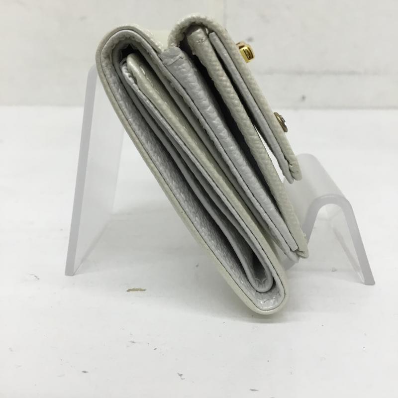 サマンサタバサ プチチョイス Samantha Thavasa Petit Choice 財布 コンパクト財布 ロゴ、文字 白 / ホワイト / white レディース USED 古着 中古 10154114