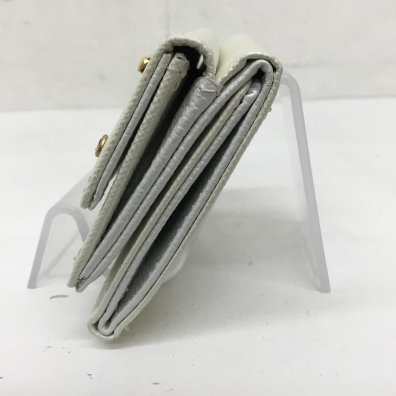 サマンサタバサ プチチョイス Samantha Thavasa Petit Choice 財布 コンパクト財布 ロゴ、文字 白 / ホワイト / white レディース USED 古着 中古 10154114
