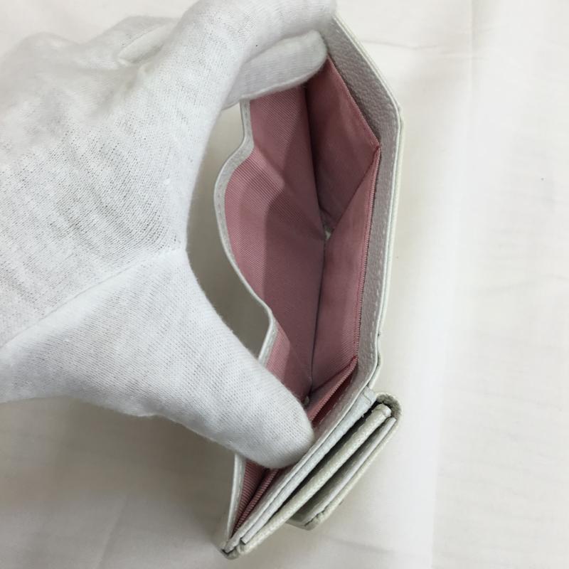 サマンサタバサ プチチョイス Samantha Thavasa Petit Choice 財布 コンパクト財布 ロゴ、文字 白 / ホワイト / white レディース USED 古着 中古 10154114