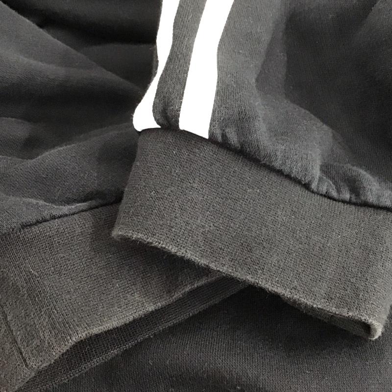 アディダス adidas パーカー 長袖 長袖パーカー プルオーバーパーカー スウェット S ロゴ、文字 黒 / ブラック / black レディース USED 古着 中古 10154117