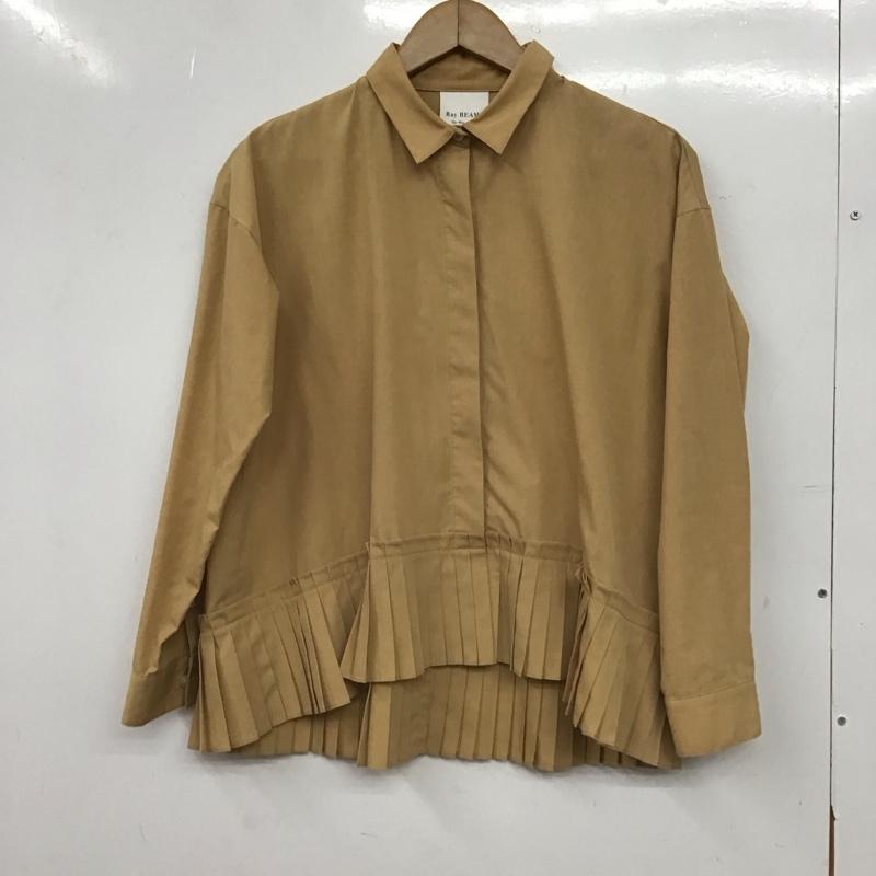 ザウェイオブシックレイビームス The Way of Chic Ray Beams シャツ、ブラウス 長袖 長袖シャツ 無地シャツ カラーシャツ 無地 ベージュ / ベージュ / beige レディース USED 古着 中古 10154118
