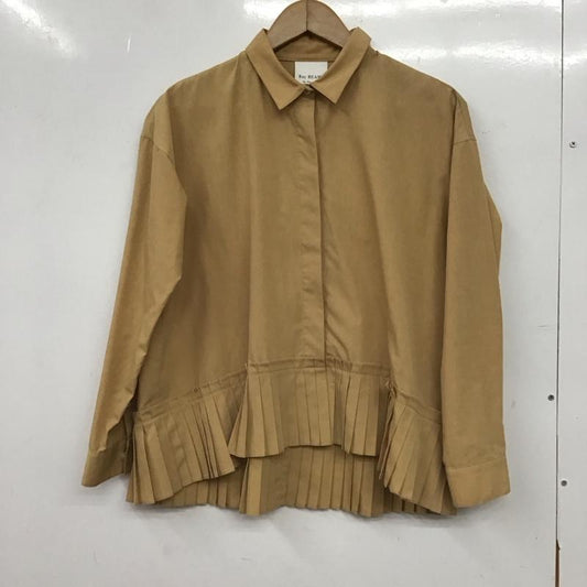 ザウェイオブシックレイビームス The Way of Chic Ray Beams シャツ、ブラウス 長袖 長袖シャツ 無地シャツ カラーシャツ 無地 ベージュ / ベージュ / beige レディース USED 古着 中古 10154118