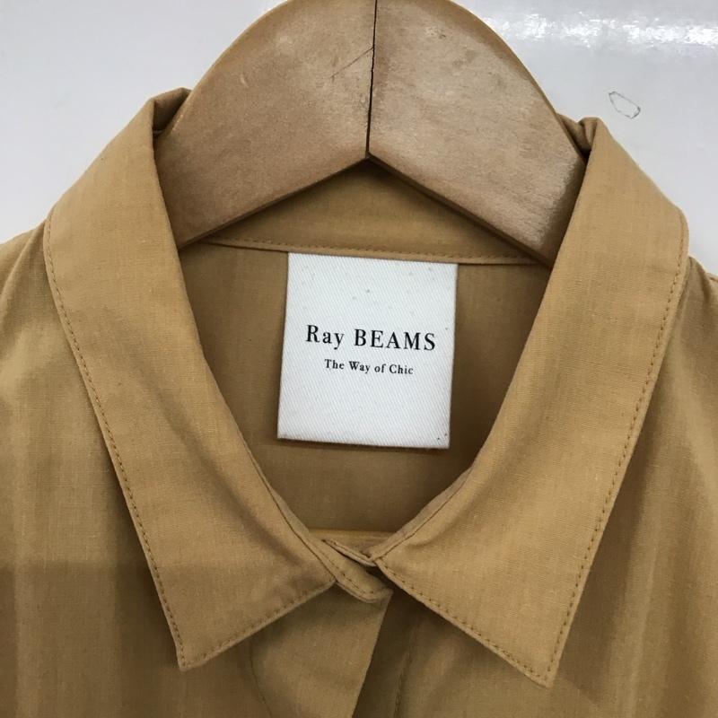 ザウェイオブシックレイビームス The Way of Chic Ray Beams シャツ、ブラウス 長袖 長袖シャツ 無地シャツ カラーシャツ 無地 ベージュ / ベージュ / beige レディース USED 古着 中古 10154118