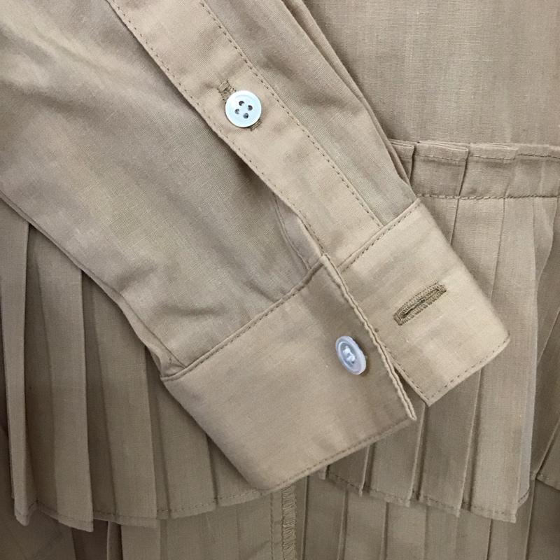 ザウェイオブシックレイビームス The Way of Chic Ray Beams シャツ、ブラウス 長袖 長袖シャツ 無地シャツ カラーシャツ 無地 ベージュ / ベージュ / beige レディース USED 古着 中古 10154118