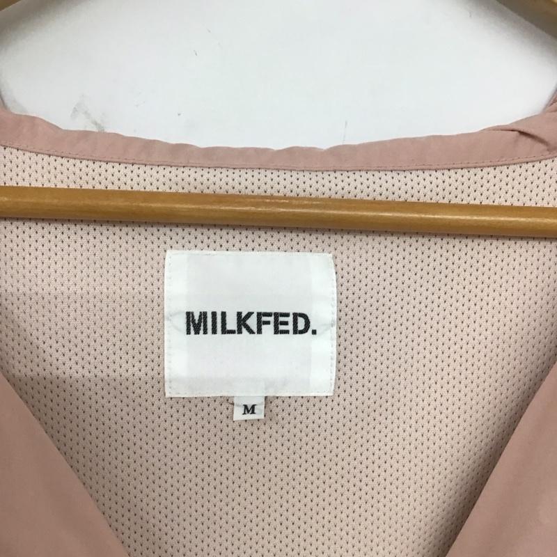 ミルクフェド MILKFED. ジャケット、上着 ジャンパー、ブルゾン ジップアップジャケット ナイロンジャケットパーカー アウター M ロゴ、文字 マルチカラー / マルチカラー / multicolor レディース USED 古着 中古 10154120