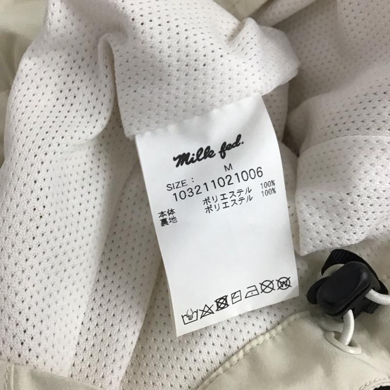 ミルクフェド MILKFED. ジャケット、上着 ジャンパー、ブルゾン ジップアップジャケット ナイロンジャケットパーカー アウター M ロゴ、文字 マルチカラー / マルチカラー / multicolor レディース USED 古着 中古 10154120