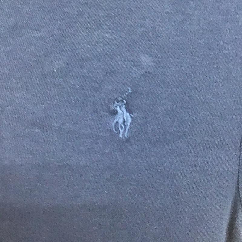 ポロラルフローレン POLO RALPH LAUREN Tシャツ 半袖 半袖カットソー 刺繍Tシャツ クルーネックカットソー M ロゴ、文字 紺 / ネイビー / navy レディース USED 古着 中古 10154122