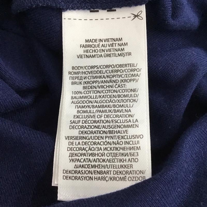 ポロラルフローレン POLO RALPH LAUREN Tシャツ 半袖 半袖カットソー 刺繍Tシャツ クルーネックカットソー M ロゴ、文字 紺 / ネイビー / navy レディース USED 古着 中古 10154122