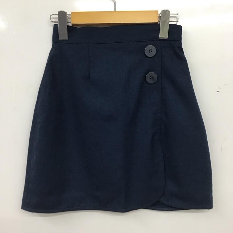エモダ EMODA スカート ミニスカート ミニスカート タイトスカート S 無地 青 / ブルー / blue レディース USED 古着 中古 10154124