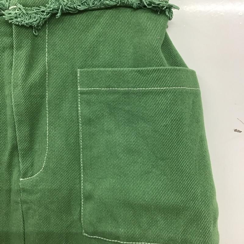 エモダ EMODA スカート ロングスカート 042210830001-01 ロングスカート タイトスカート バックスリット M 無地 緑 / グリーン / green レディース USED 古着 中古 10154125